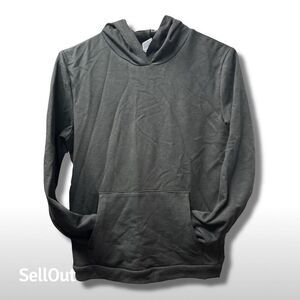 Highland Originals Boys Black Pullover Hoodie Size 10-12 Casual Fleece